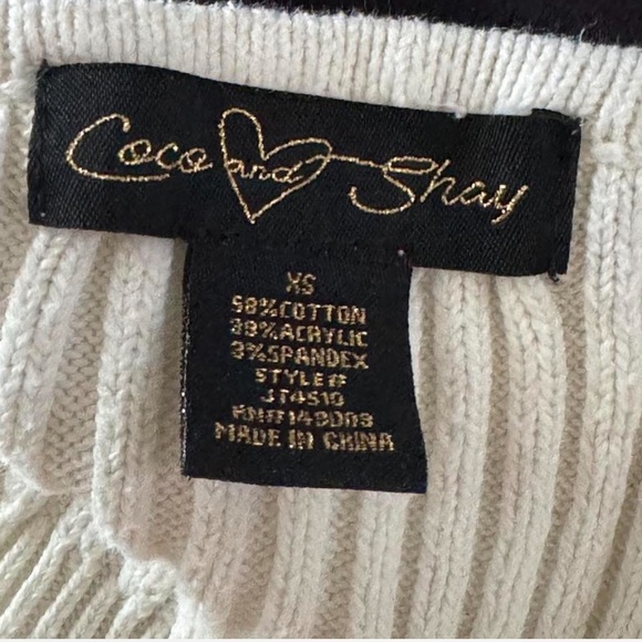 White Ribbed Crop Top - Picture 2 of 4